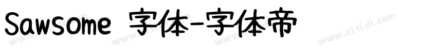 Sawsome 字体字体转换